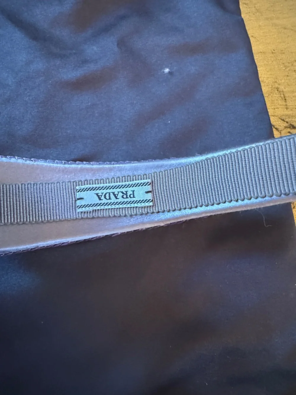 Prada Purple Sequin Logo Headband - Picture 3 of 3